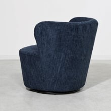 Indigo Veni Upholstered Swivel Wingback Chair